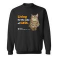 ねこのために生きてる 猫 かわいい キジトラ猫 Cat スウェットシャツ