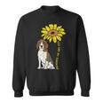 ひまわり サンシャイン ビーグル 動物 ペット ハウンド 犬 恋人 ギフト スウェットシャツ