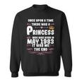 むかしむかし、あるところにお姫様がいました。1983年5月 誕生日 スウェットシャツ