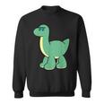 ゆるい恐竜のキャラクターイラスト_ブラキオサウルス スウェットシャツ