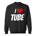 アイ・ラブ・チューブ・ハート スウェットシャツ