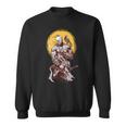ウクライナのコサック戦士が剣を握り、ウクライナのために戦う スウェットシャツ