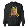 カエル アマガエル 赤ちゃんカエル かわいいカエル スウェットシャツ