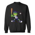 カエルの野球、カエルの野球、カエルの野球選手 スウェットシャツ
