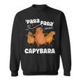 カピバラ好きファニーパラパラカピバラ スウェットシャツ