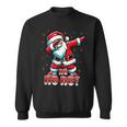 クールなサンタクロースダブダンシング クリスマス 面白いクリスマスダビング スウェットシャツ