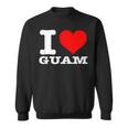 グアム I Heart Guam I Love Guam スウェットシャツ