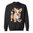 コーギー 天使 子犬 水彩 スウェットシャツ