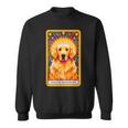 ゴールデンレトリバー 面白いtシャツ 犬 タロット カード メンズ 子供 おもしろ 服 グッズ ネタ わんこ スウェットシャツ