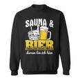 サウナとビールサウナ ウェルネスサウナ スウェットシャツ
