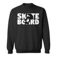 スケートボーダーへのギフト スケートボード シルエット スウェットシャツ