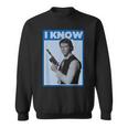 スター・ウォーズ クラシック ハン・ソロ I Know You Love Me ポスター スウェットシャツ