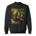 スター・ウォーズ ボバ・フェットの本 ネオン・ボバ・フェット・ライヴズ ポスター スウェットシャツ