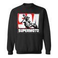 スーパーモトスーパーモタードエンデューロモトクロス スウェットシャツ
