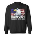 トランプ 2024年 イーグル アメリカ国旗 ドナルド・トランプ選挙 2024年 スウェットシャツ