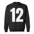 ナンバー12 シャツ。十二 スウェットシャツ