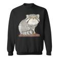 ネコ マヌルネコ 子猫 野生動物 スウェットシャツ