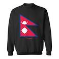 ネパールのネパール国旗のお土産。 スウェットシャツ