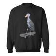 ハシビロコウ スケートボード 鳥 動物 図 バードウォッチング 贈り物 鳥類学者 生物学者 自然科学 スウェットシャツ