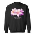 ハワイアンアロハプルメリアアート スウェットシャツ