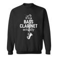 バスクラリネット奏者のためのクラリネットユーモア 面白いバスクラリネット Bass Clarinet スウェットシャツ