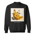 バナナの波はよく滑る スウェットシャツ
