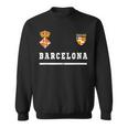 バルセロナ サッカースポーツ フラッグ フットボール スウェットシャツ