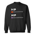 ビデオゲームのようなhp&Mpゲージ。 スウェットシャツ