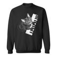 ピアノ 猫 スウェットシャツ