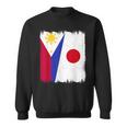 フィリピン 日本 ハーフフラッグ ウェア フィリピン ジャパニーズルーツ スウェットシャツ