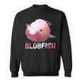 ブロブフィッシュ Blobfish 深海のおじさん 深海のアイドル ぷよぷよ おもしろい かわいい 魚 動物 きもかわ スウェットシャツ