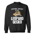 ペットヒョウモントカゲモドキギフト-私は私のヒョウモントカゲモドキが大好きです スウェットシャツ