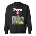 ペルー お土産 インカ マチュピチュ ペルー国旗 アンデス山脈 スウェットシャツ