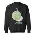 メロン Melon 『フルーツ ポップ』果物 リアル シンプル かわいい イラスト スウェットシャツ