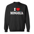 モンゴル I Love Mongolia スウェットシャツ