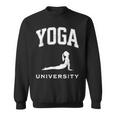ヨガ 大学 大学 面白い スウェットシャツ