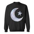 三日月と星 スウェットシャツ