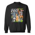 動物園動物 サファリパーティー 動物園サファリ動物園 スウェットシャツ