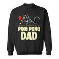 卓球 黒猫パパピンポン 黒猫ピンポン スウェットシャツ