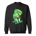 吃驚仰天 グリーン スウェットシャツ