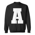 大文字 A アルファベットモノグラム イニシャル スウェットシャツ
