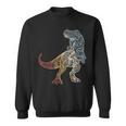 恐竜 レトロスタイル ビンテージ スウェットシャツ