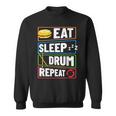 打楽器 ドラム 音楽 ドラマー ミュージシャン プレイヤー スウェットシャツ