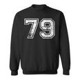 数字 79 ヴィンテージ 1979 誕生日 ヴィンテージ風 スウェットシャツ