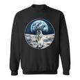月面着陸 地球 グラフィック スウェットシャツ