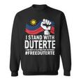 私はドゥテルテを支持します。私は何の理由もなくフィリピン人ではありません-無料prrd スウェットシャツ