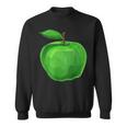 美しい青りんごを彩った果物や果物のりんご。 スウェットシャツ