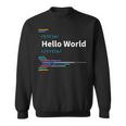 開発者 Hello World スウェットシャツ
