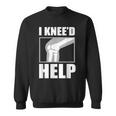 面白いacl膝手術 I Kneed Help 膝半月板ギフト スウェットシャツ