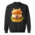 面白いtシャツ 柴犬 犬 イヌ ハンバーガー メンズ 犬好き グッズ かわいい おもしろ 面白い 服 ネタ スウェットシャツ